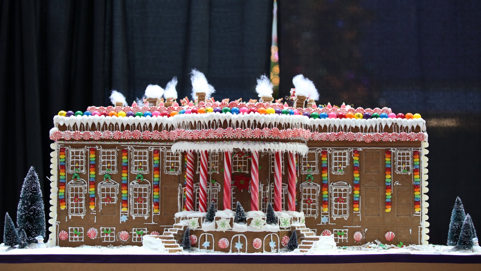 Gingerbread White House And A Copy For Christmas 2011